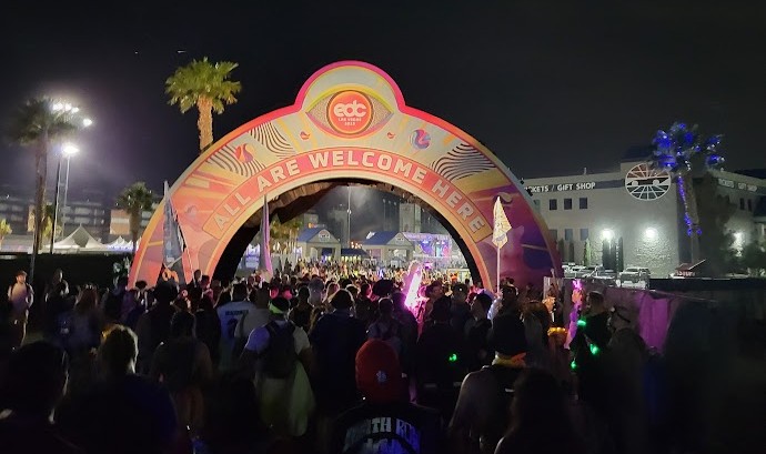 The gate at Electric Daisy Carnival
